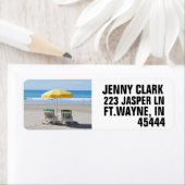 ETIKETTERS VOOR TROPISCHE BEACH EN VOORZITTERS ETIKET (Insitu)