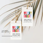 Etiqueta colgante personalizada happy and bright cadeaulabel