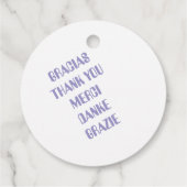 ETIQUETA DE AGRADECIMIENTO  BEDANKJES LABELS (Achterkant)