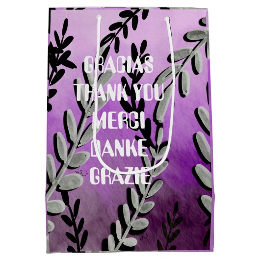 ETIQUETA DE AGRADECIMIENTO MEDIUM CADEAUZAKJE (Achterkant)