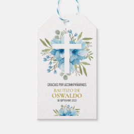 Etiqueta de agradecimiento para bautizo cadeaulabel