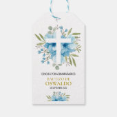 Etiqueta de agradecimiento para bautizo cadeaulabel (Achterkant)