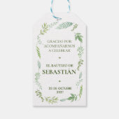 Etiqueta de agradecimiento para bautizo cadeaulabel (Achterkant)