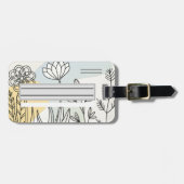 Etiqueta de equipaje, sencilla  bagagelabel (Voorkant horizontaal)