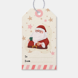 Etiqueta de Regalo: Santa Claus  Cadeaulabel