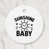 Etiqueta infantil con sol sonriente para regalos bedankjes labels (Achterkant)