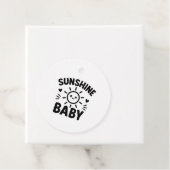 Etiqueta infantil con sol sonriente para regalos bedankjes labels (In situ)