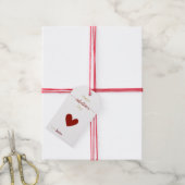 etiqueta para regalo dia de San Valentin Cadeaulabel (Met Touw)