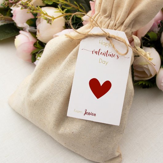 etiqueta para regalo dia de San Valentin Cadeaulabel