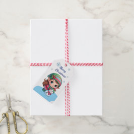 Etiqueta Para Regalo Duendecilla Navideña Cadeaulabel