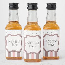 "Etiquetas alimentos y bebidas"  elegante alegrías Likeurfles Etiket
