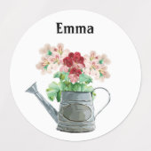 Etiquetas Wild flower blooming Labels (Design 1)