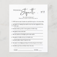 Etiquette 911 | VRIJGEZELLENFEEST