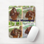 Etiquette en middelen voor het in het wild levende muismat (Met muis)