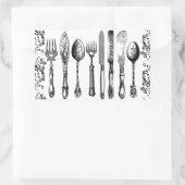 Etiquette Rechthoekige Sticker (Tas)