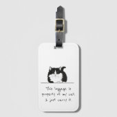 Etiquettes à bagages/bagagelabel bagagelabel (Voorkant (verticaal))