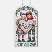 Etiquettes-cadeaux de Noël Cadeaulabel (Voorkant)