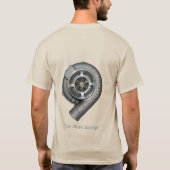 ETM Mannen Logo Baseball T (White/Navy) T-shirt (Achterkant)