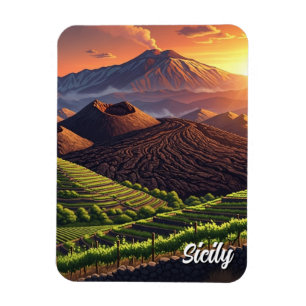 Etna Sicilië Italië Magneet