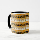 Etnic African Tribal Stripes Pattern Mok (Voorkant links)