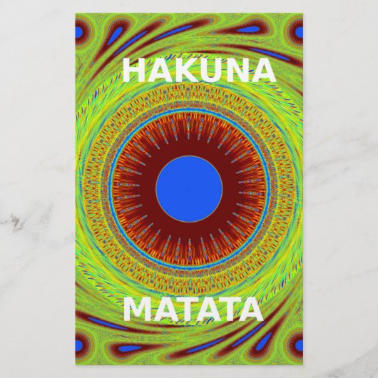 Etnici hebben een fijne dag en een betere nacht briefpapier (Voorkant)