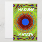 Etnici hebben een fijne dag en een betere nacht briefpapier (Voorkant / Achterkant)