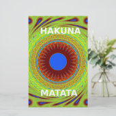 Etnici hebben een fijne dag en een betere nacht briefpapier (Staand voorkant)