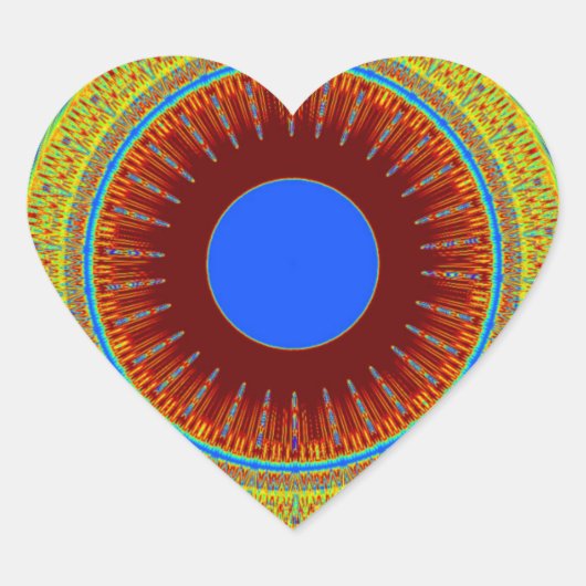 Etnici hebben een fijne dag en een betere nacht hart sticker (Voorkant)