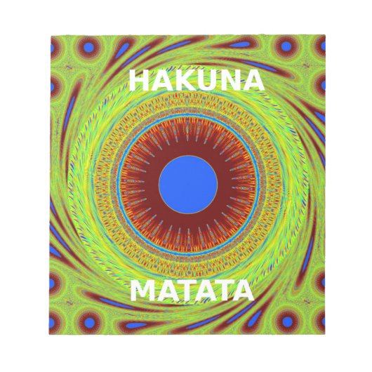 Etnici hebben een fijne dag en een betere nacht notitieblok (Voorkant)