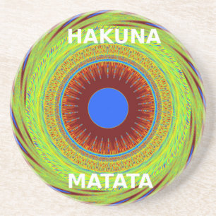 Etnici hebben een fijne dag en een betere nacht zandsteen onderzetter