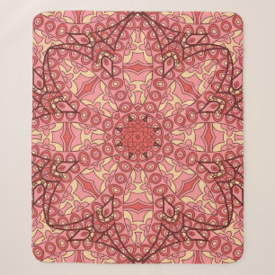 Etnisch Abstract Bloem, Mandala's Naadloos. Sherpa Deken