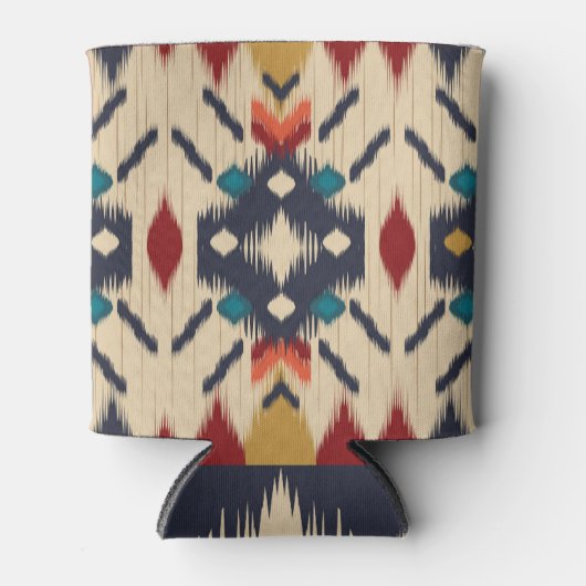 Etnisch Abstract: tribal geometrische print. Blikjeskoeler (Voorkant)
