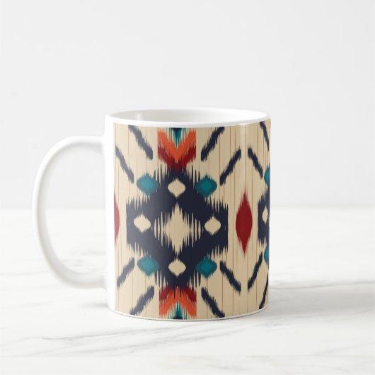 Etnisch Abstract: tribal geometrische print. Koffiemok (Links)