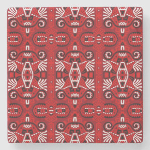Etnisch Abstracte  Boho Tegel Stenen Onderzetter
