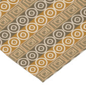 Etnisch afrikaans drievoudig handtekenpatroon korte tafelloper (Hoek)