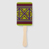 Etnisch Afrikaans gebreid stijlontwerp Handwaaier (Voorkant)