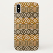 Etnisch afrikaans handgetekend patroon. Case-Mate iPhone case (Achterkant)