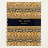 Etnisch afrikaans handgetekend patroon planner (Voorkant)