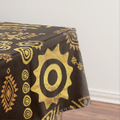 Etnisch Afrikaans Patroon - browns and golds #10 Tafelkleed (Voorbeeld)