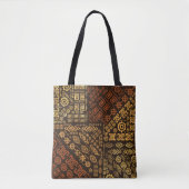 Etnisch Afrikaans Patroon - browns and golds #10 Tote Bag (Voorkant)