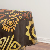 Etnisch Afrikaans Patroon - browns and golds #11 Tafelkleed (Voorbeeld)