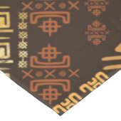 Etnisch Afrikaans Patroon - browns and golds #12 Tafelkleed (Gekanteld)