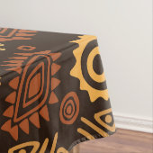 Etnisch Afrikaans Patroon - browns and golds #12 Tafelkleed (Voorbeeld)
