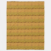 etnisch afrikaans patroon met Adinkra simbols Fleece Deken (Voorkant)