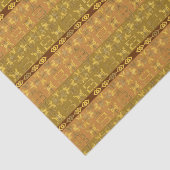 etnisch afrikaans patroon met Adinkra simbols Tissuepapier (Detail)