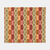 etnisch afrikaans patroon met simbols . fleece deken (Voorkant (Horizontaal))