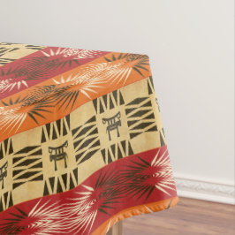 etnisch afrikaans patroon met simbols . tafelkleed