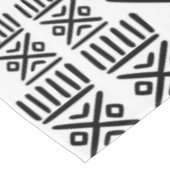 Etnisch Afrikaans patroon - zwart en wit #5 Tafelkleed (Gekanteld)