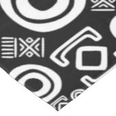 Etnisch Afrikaans patroon - zwart en wit #6 Tafelkleed (Gekanteld)