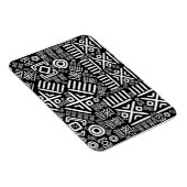 Etnisch Afrikaans Patroon- Zwart-Wit #6 Magneet (Rechterzijde)